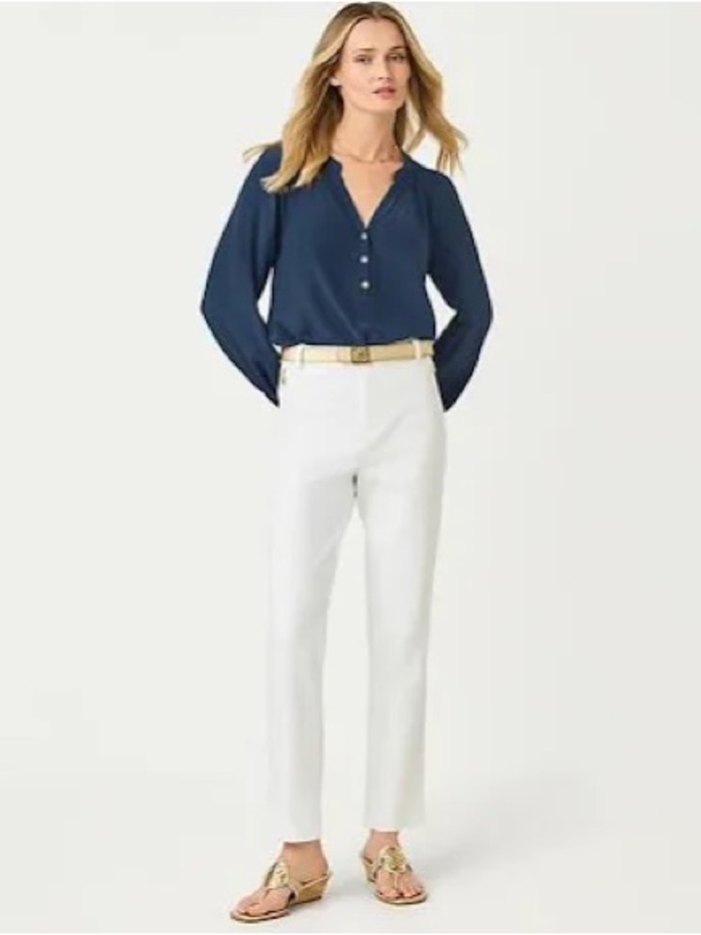 Cabo Straight-Leg high waist, skinny jeans.